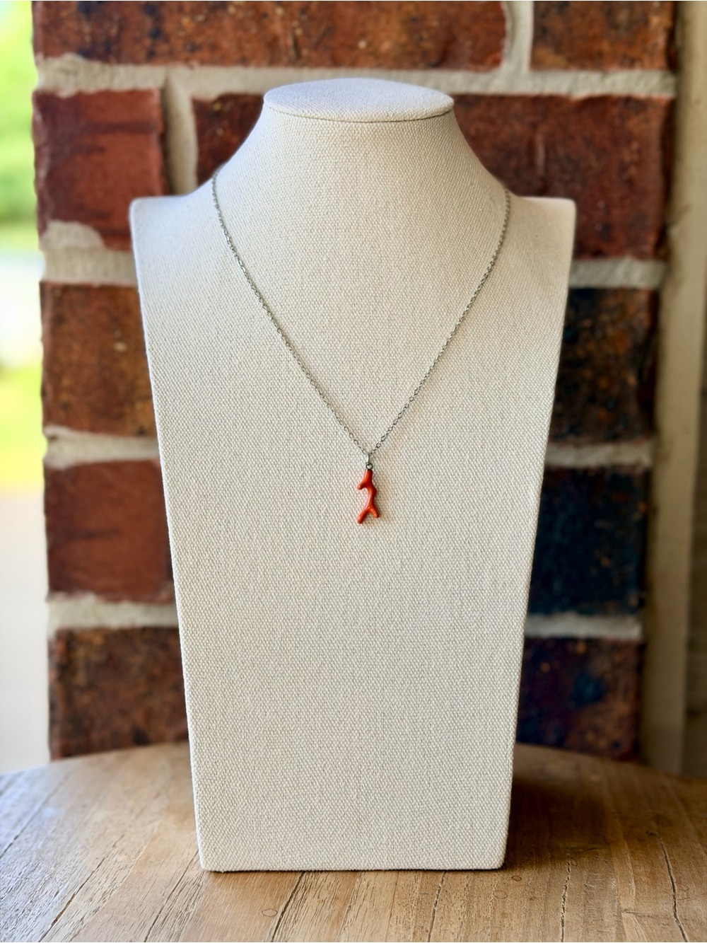 Coral Charm Necklace